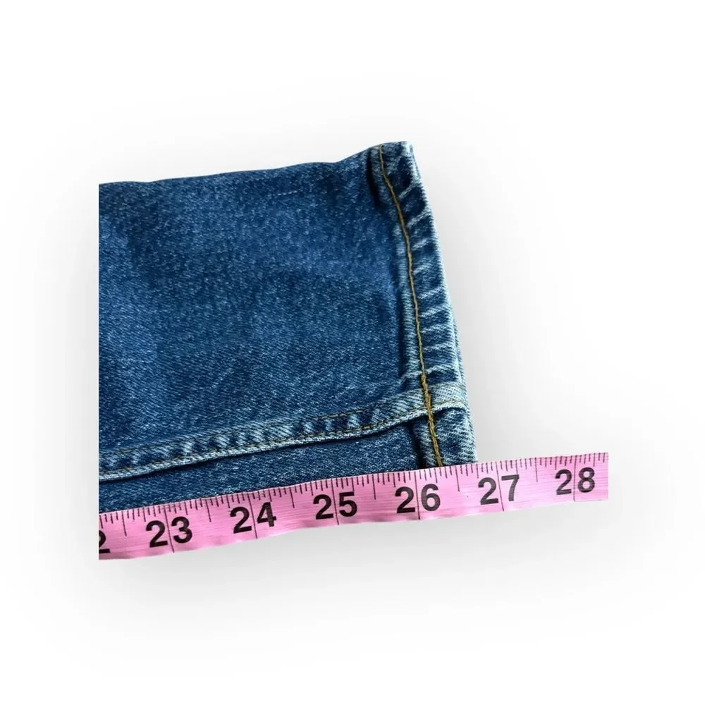 Re/Done High Rise Skinny Ankle Jeans with Button Fly Size 25